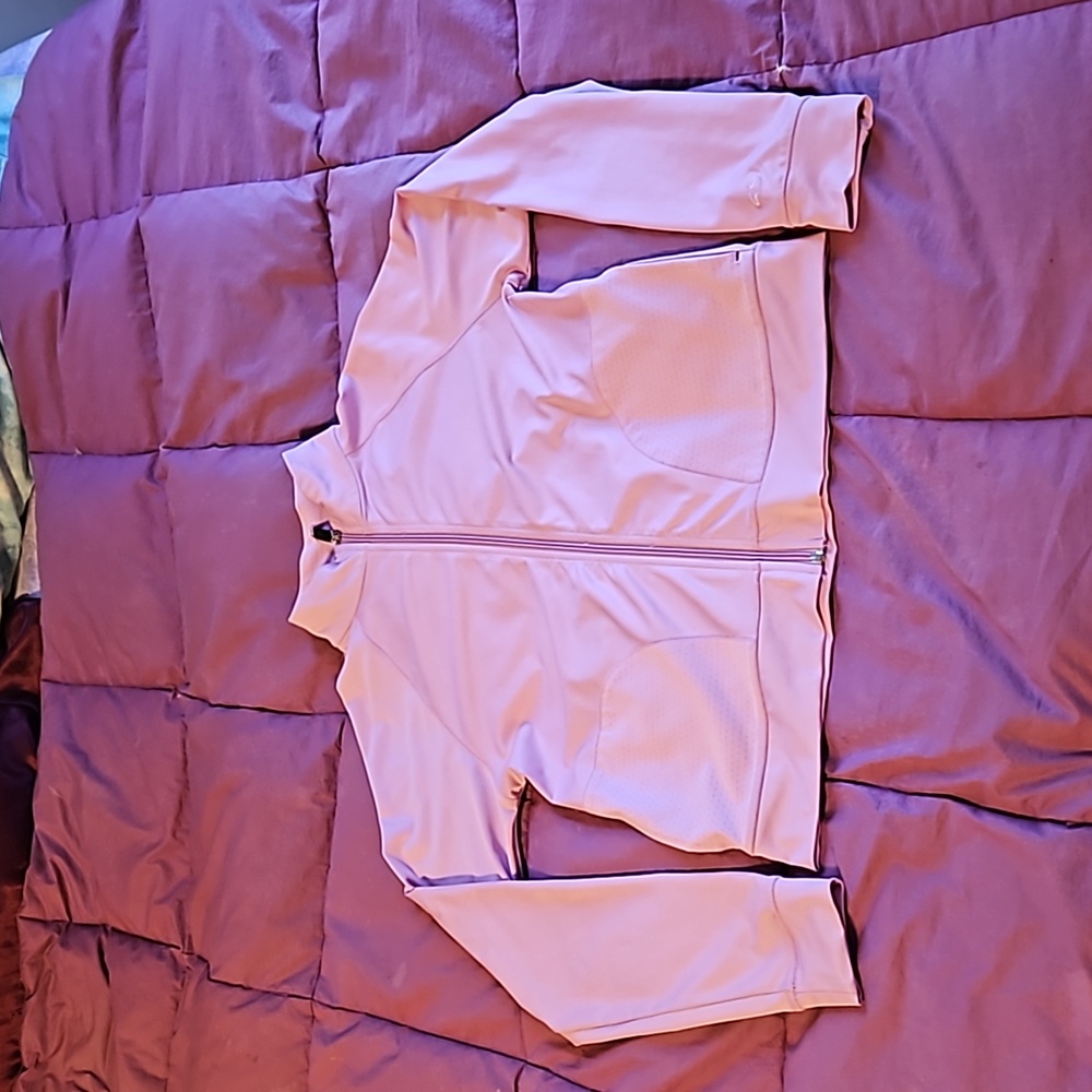 Champion Zip-Up Barbie Pink Lightweight Jacket With Mesh Pockets Size S